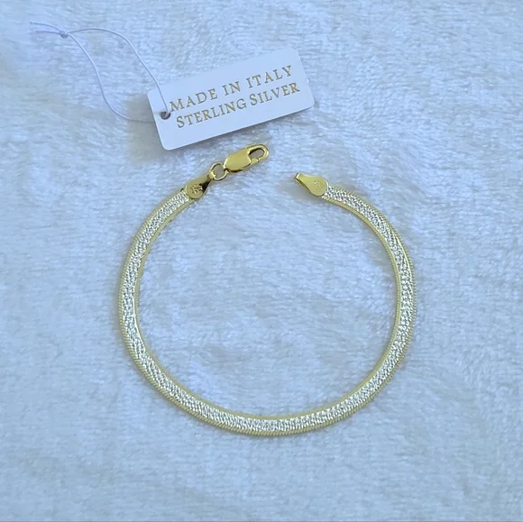 Mia Fiore Two✌️ Tone Herringbone Bracelet - NWT - Picture 16 of 16